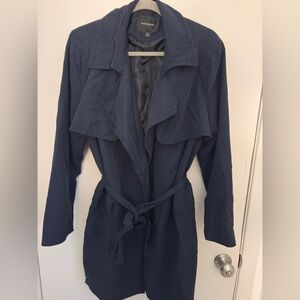 Banana Republic Navy Wrap Coat Size XL